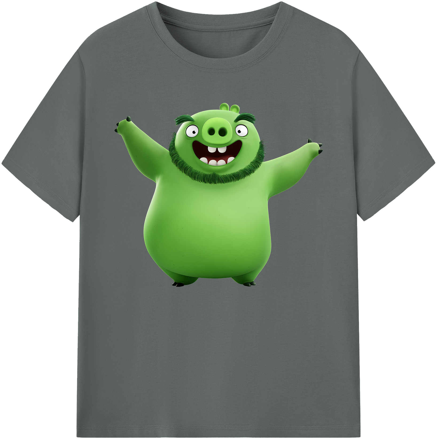 （画像用） Angry Birds アングリーバード 綿100％ メンズ半袖Tシャツ｜肌触りやわらか＆通気性